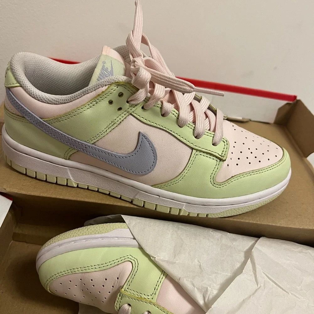 Nike Women’s Low-Top Sneakers Pink, Light Green & Light Purple